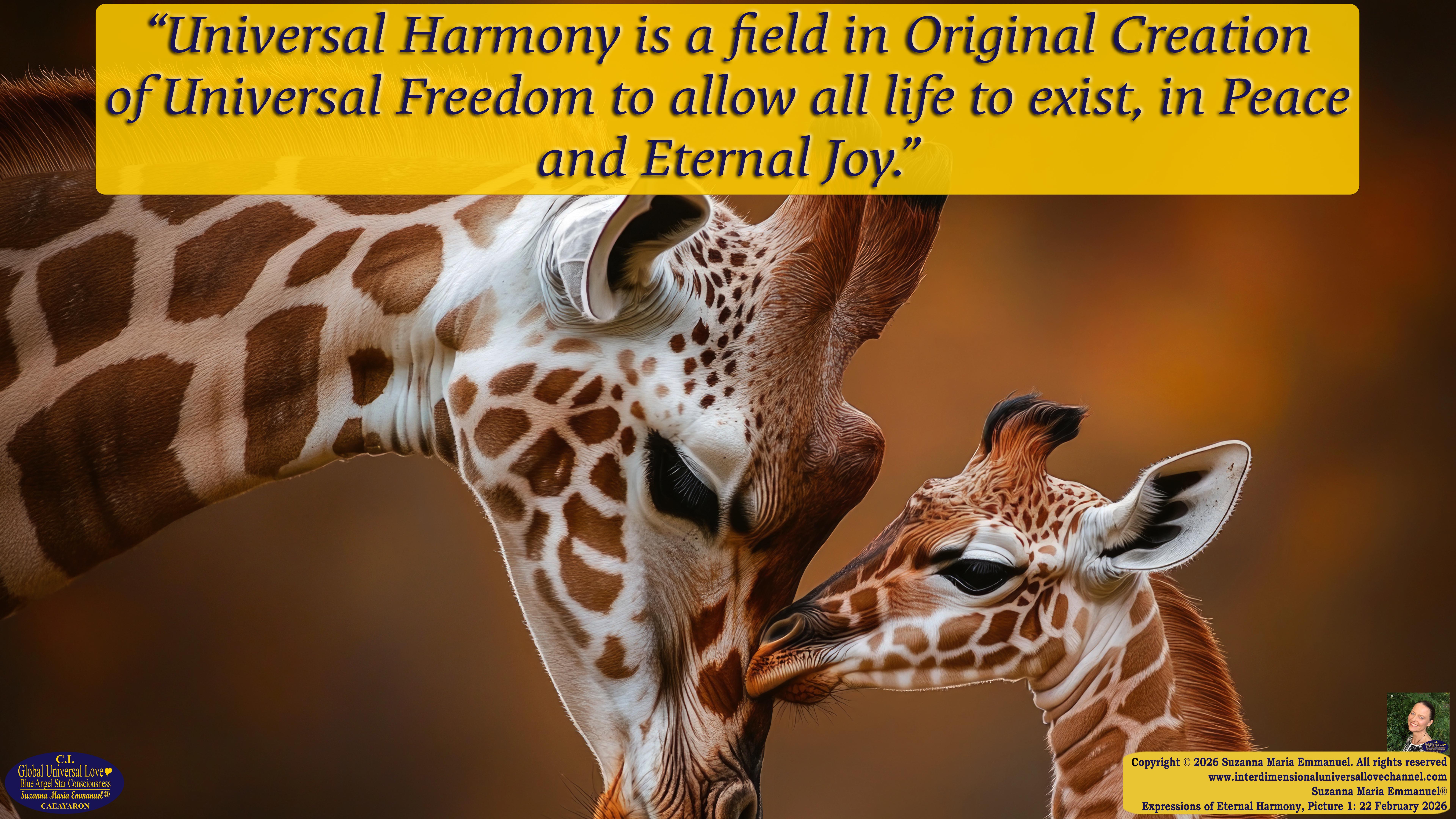 By Suzanna Maria Emmanuel:  "When all Original Sovereign Golden Sun People worked together within The Original Love of The Great Universe, in Divine Love, they all wanted life to begin so much from their own and Original Golden Soul-Sun Activated Hearts, in The Original Golden Soul-Sun Consciousness Dimensions of Love, together as One Field of Energy.  When The Original Sovereign Universal Love, Light and Life Grid Programmer, C.Q. Laeayaraesea, knew all their Greatest Golden Heart Desires from their Original Hearts for Life to exist on their Original Blue Star Planets, in The Love, that is when she could begin to ask CAEAYARON, THE ORIGINAL SOVEREIGN MAGNETIC MASTER, to designate Magnetic Fields for all the Original People to exist in The Love, on The Original Blue Star Planets, within all their Original Golden Soul-Sun Pineal Activated Desires of Love, Life, and their Highest Truth to come in, forever." 