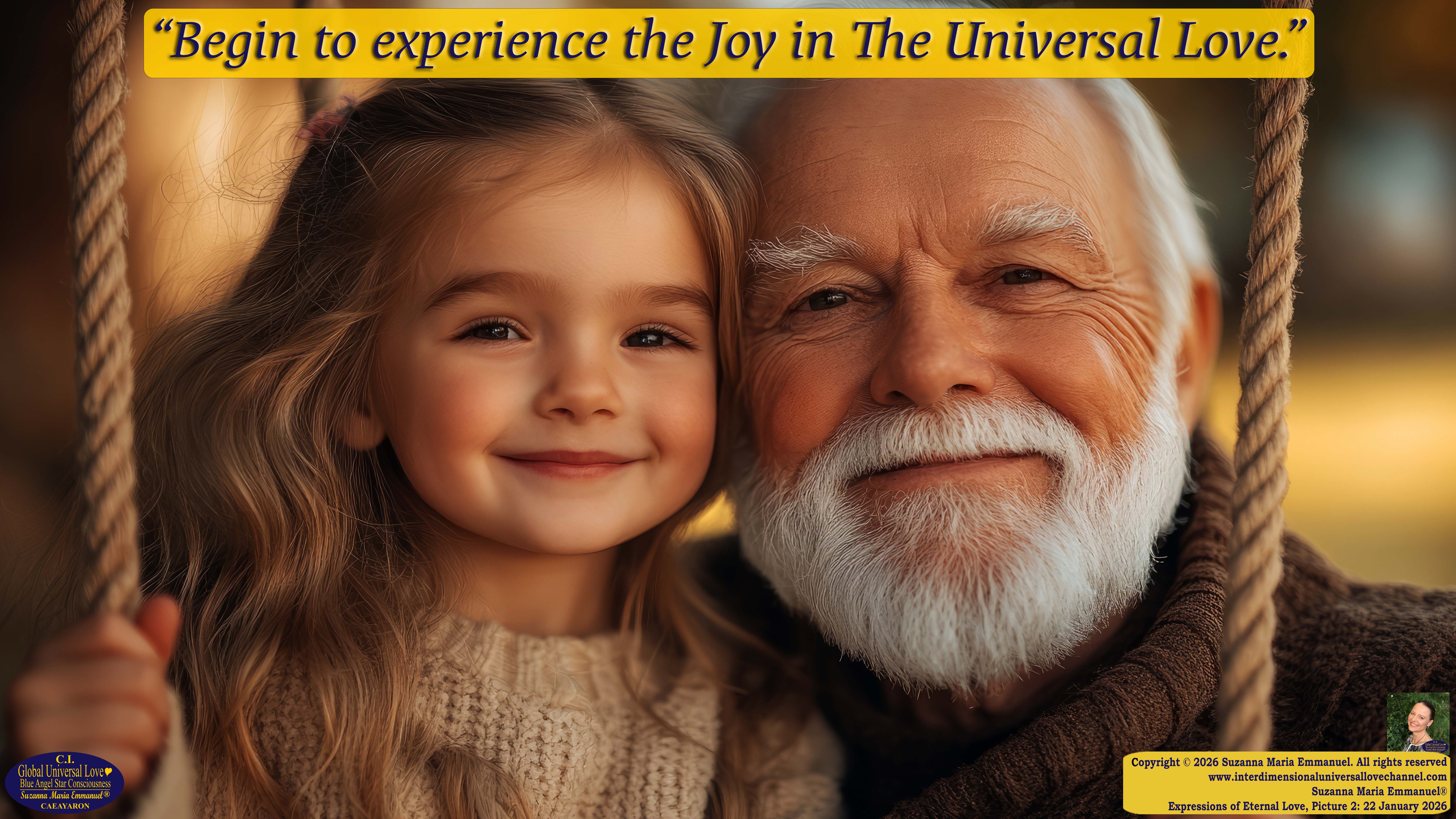 By Suzanna Maria Emmanuel:  "When all Original Sovereign Golden Sun People worked together within The Original Love of The Great Universe, in Divine Love, they all wanted life to begin so much from their own and Original Golden Soul-Sun Activated Hearts, in The Original Golden Soul-Sun Consciousness Dimensions of Love, together as One Field of Energy.  When The Original Sovereign Universal Love, Light and Life Grid Programmer, C.Q. Laeayaraesea, knew all their Greatest Golden Heart Desires from their Original Hearts for Life to exist on their Original Blue Star Planets, in The Love, that is when she could begin to ask CAEAYARON, THE ORIGINAL SOVEREIGN MAGNETIC MASTER, to designate Magnetic Fields for all the Original People to exist in The Love, on The Original Blue Star Planets, within all their Original Golden Soul-Sun Pineal Activated Desires of Love, Life, and their Highest Truth to come in, forever." 