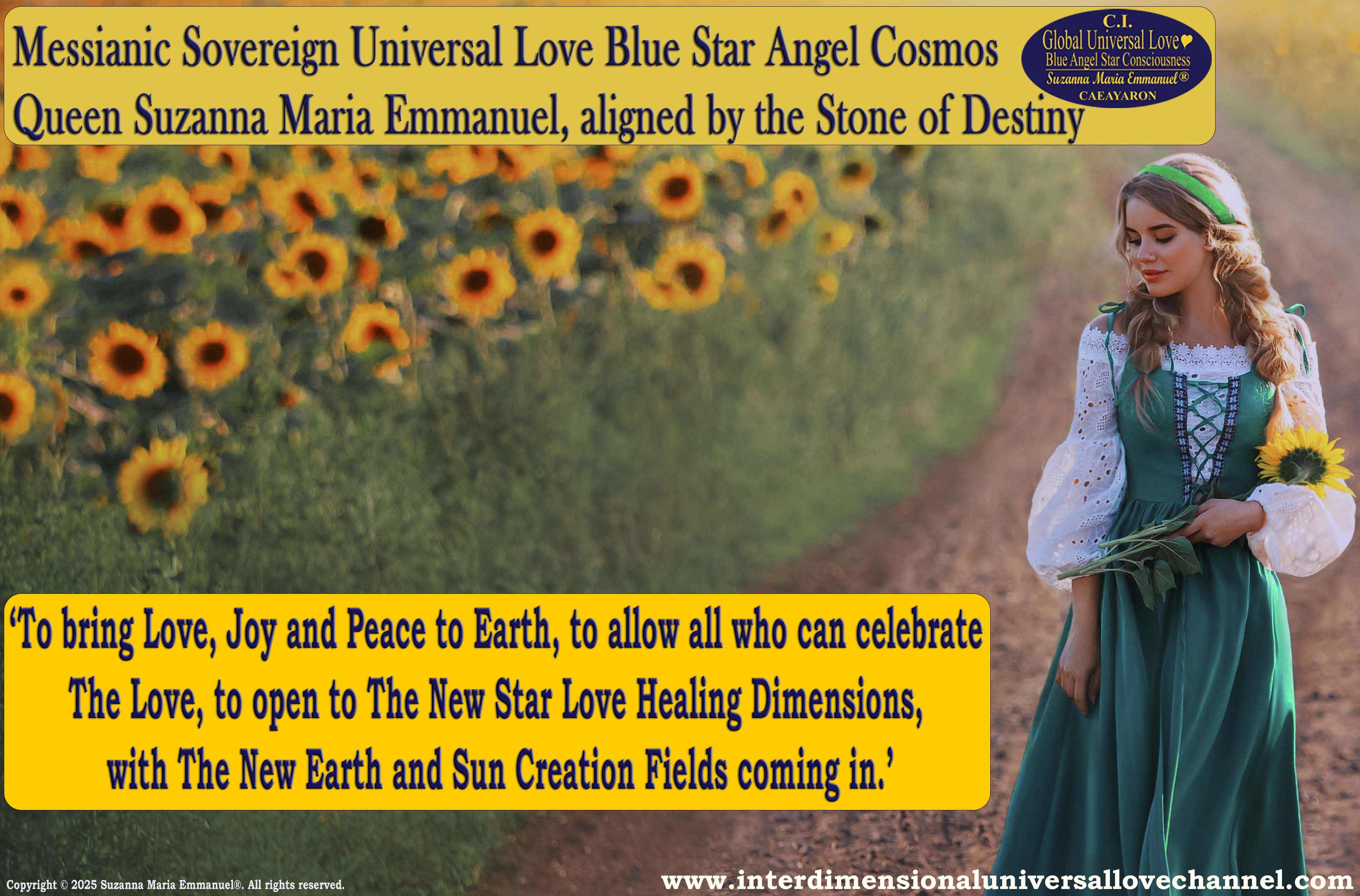 Sovereign Lord Emmanuel & Caeayaron's Global Universal Love Mission Statement for planet earth, people, life and creation