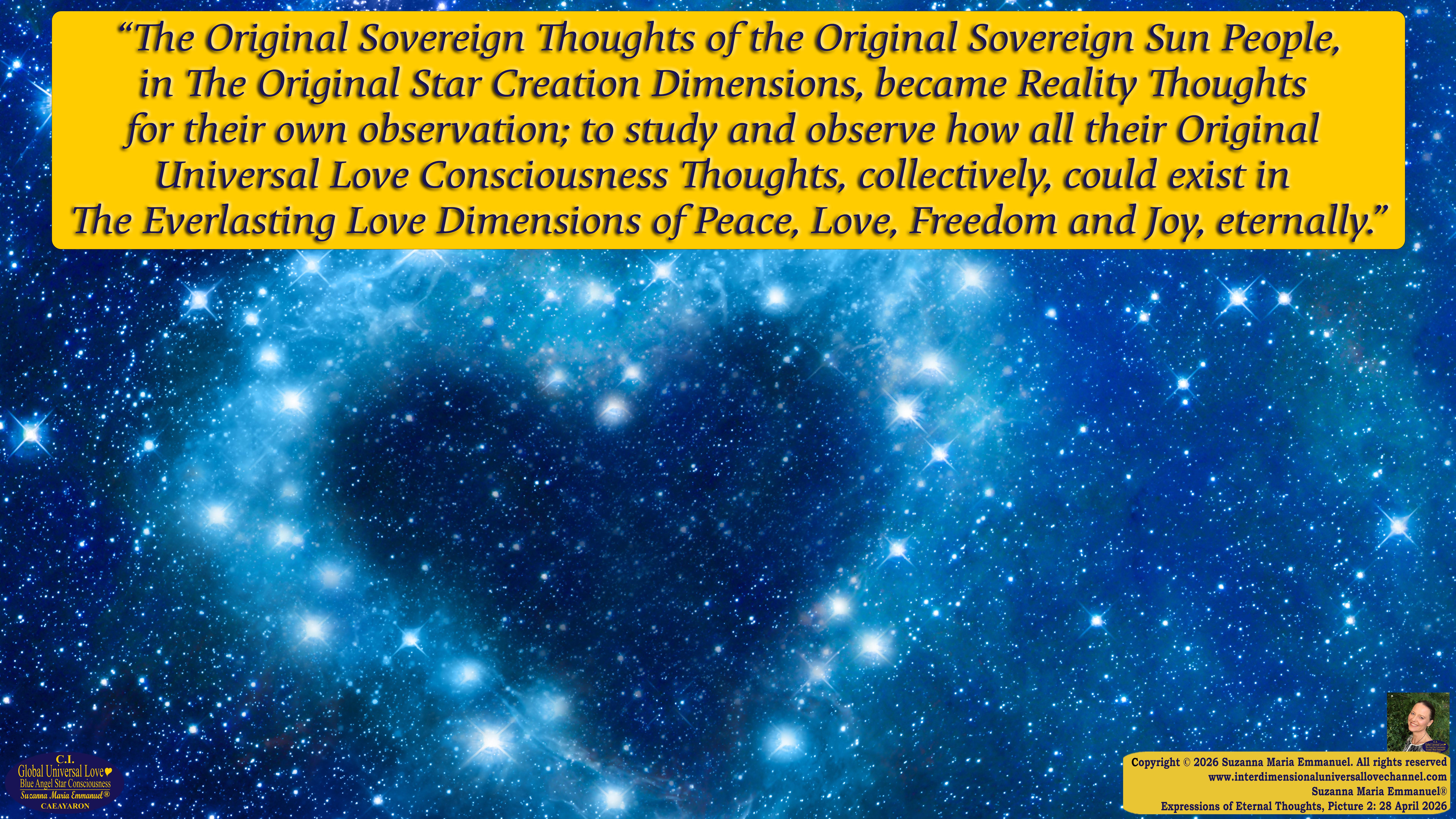 Universal Love Expressions of Divine  Wisdom