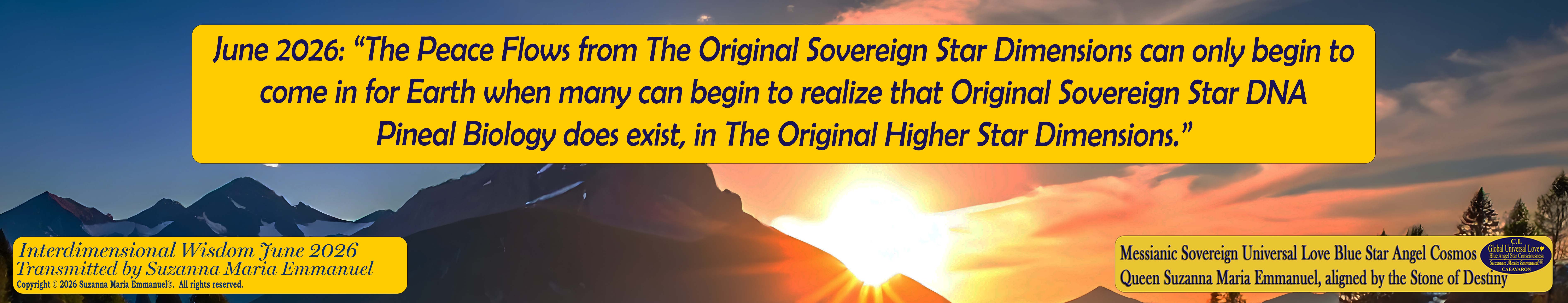 Universal Love Expressions of Divine  Wisdom